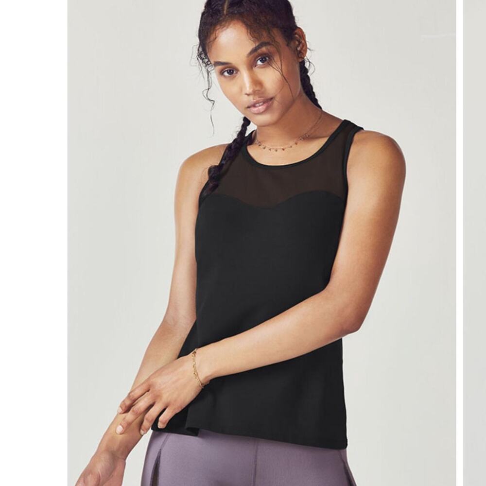 Fabletics Women’s Sandy Performance‎ Tank NWT Black Activewear - XS